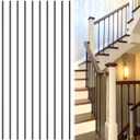 1/2 inch Wrought Iron Balusters Square Balusters for Staircase Interior