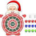 Large Christmas Party Games for Family Kids Adult, Christmas Toys Gifts Dart Board Game Xmas Santa Claus Party Supplies Party Decorations Centerpieces Decor for Boys Girls Activities