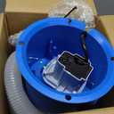 KimFilter Transparent 1000 GPH Above Ground Pool Filter Pump Easy Cartridge Status Viewing | Powerful Pool Cartridge Filter Pump System | Enhanced Circulation & Filtration for Crystal-Clear Water