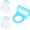 3 Pack Water Dispenser Valves with Water Bottle Handle Carrier 5 Gallon Water Jug Dispenser Valve Spout Faucet Tap for 3-5 Gal Water Jug Stand 55mm Crown Cap Reusable Water Bottle Container