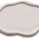 Jewelry Tray Holder, Cloud Trinket Dish Chubby Ceramic Jewelry Tray Cloud Tray Cute Cloud Shape Trinket Dish Ring Dish Holder Jewelry Organizer Aesthetic Room Decor (White#2)