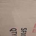 87" Farmhouse Storage Cabinet With Metal Base and Adjustable Shelf, Sideboard Coffee Bar With 2 Doors for Kitchen, Dining Room, Living Room, Brown