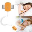 Bed Wetting Alarm for Girls,Boys,3 Alarm Modes-Loud Sound,High Sensitivity Sensors,USB-Charging,Standby Time Over 120 Hours(Orange)