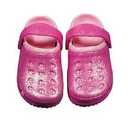 Lil' Duds Girls Pink Glitter Clog, Size 11