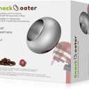 Aieve Snack Coater Compatible with KitchenAid Tilt-Head Stand Mixer for Making Chocolate Covered Almonds, Pistachio, Peanut, Freeze Dried Strawberry, Raisin, Macadamia Nuts and Blueberry (Regular Size for Tilt-Head Stand Mixer)