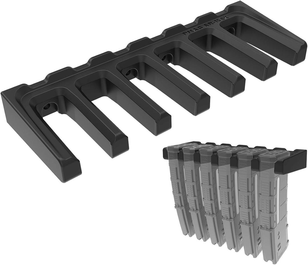 Wall Mount,AR Mag Holder, Mag Storage Rack for Amend 2, Hexmags, MFTmags,Magazine Display for PMAG 30 Round 5.56 223