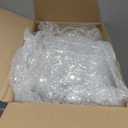 Funtery 100 Pcs Mirror Disco Balls Bulk Assorted Silver Hanging Disco Ball Decor for Home Wedding Birthday Dance Music 70 S Theme Party Christmas Tree Ornaments(0.8'',1.6'',2.4'',3.2'',4'',8'')