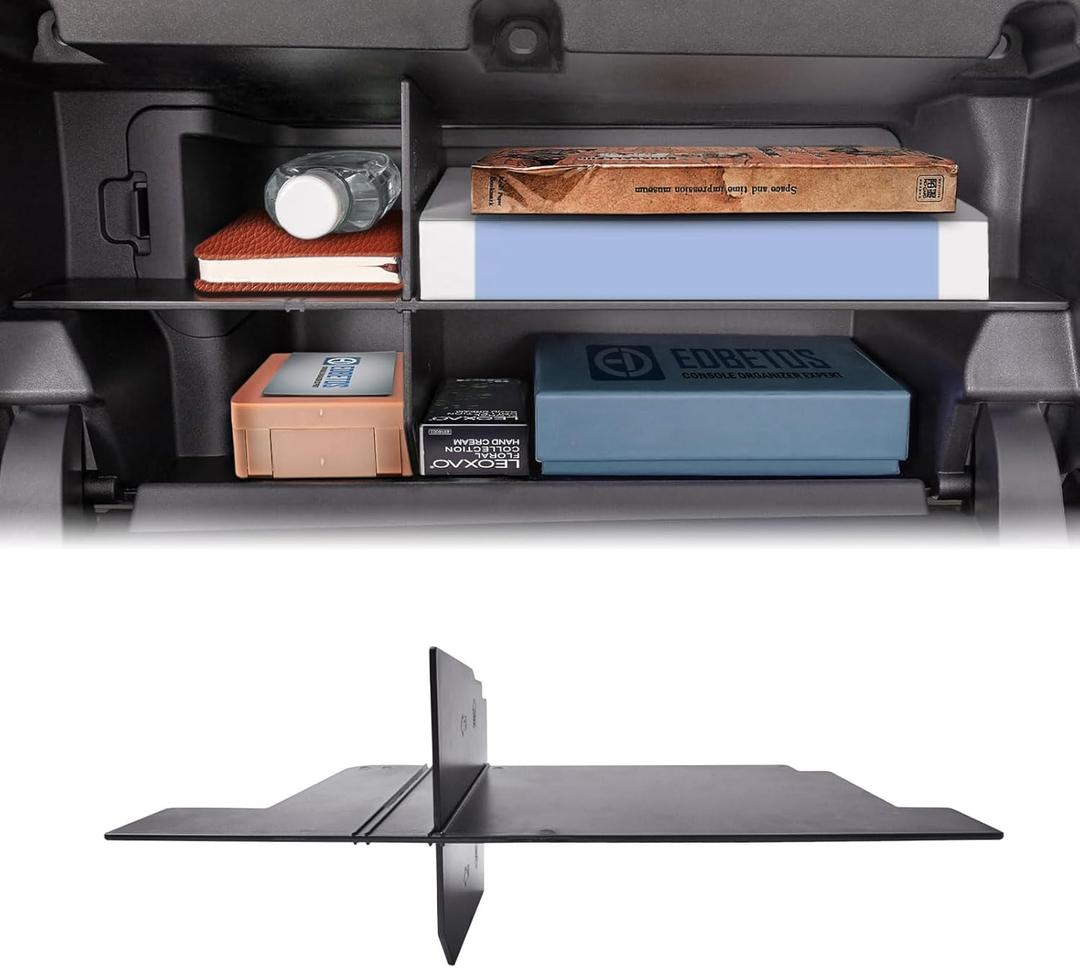 EDBETOS Glove Box Organizer Compatible with 2024 2025 Toyota Tacoma Accessories Glove Box Compartment Insert 4th Gen Tacoma Secondary Storage Divider