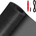 QWR Pet Proof Window Screen Replacement Kit, 48"x118" Durable High Hardness Screen Mesh Replacement Window Screens Repair Kit for Sliding Screen Door, Patio and Windows.(Folded Package)