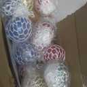 4E's Novelty 23 Pack Valentine Squeeze Balls with Valentines Day Cards & Bags - Squishy Ball Fidget Toys for Valentines Classsroom Exchange Gifts Bulk for Kids Boys Girls, Party Favors