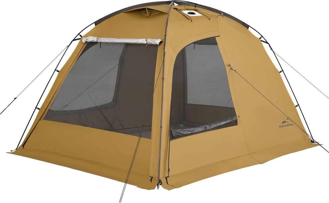 Naturehike Dune Hot Tent with Stove Jack,Double Layer 4 Season Tent,Waterproof 2-4 Person Tents for Camping