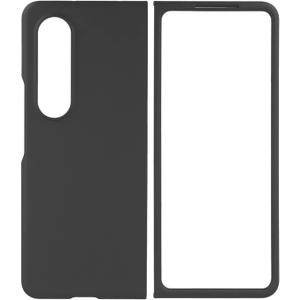 Liquid Silicone Case for Samsung Galaxy Z Fold4 [Silky Touch] Ultra Soft Silicone Case with Microfiber Lining [Drop Protection] (Z Fold4, Liquid Silicone Black)