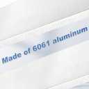 CNQLIS 2 Pieces 1/2" X 2"X 12" Long Square Aluminum Flat Plate