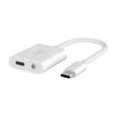 Belkin Rockstar 3.5mm Audio with USB-C Charge Adaptor Included, USB-C Audio Adaptor Compatible with iPad Pro, Galaxy, Note, Google Pixel, LG G6, Sony Xperia, OnePlus and More - White
