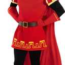 Morph Red Fairytale Lord Costume Men, Funny Halloween Costumes For Men, Movie Character Costumes Adult (X-Large)
