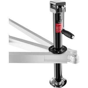 FZZD 5000 lbs A-Frame Trailer Jack, 23" Vertical Travel, Adjustable 5-Level Drop Leg, for RV, Utility, Yacht, Camping Trailers