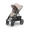 UPPAbaby Vista V3 Convertible Single-to-Double Stroller for Baby & Toddler, 30+ Configurations, Car Seat Compatible, All-Wheel Suspension, XL Basket Ada (Sandstone Mlange/Carbon Frame)