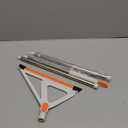 Multifunction Magic Broom, Silicone Squeegee Broom for Floor, Rubber Broom Sweeper for Living Room, Kitchen, Bathroom-Easy Dry The Glass (Orange, 54 INCH)