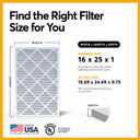 BNX TruFilter 16x25x1 Air Filter MERV 11 Allergy, Dust & Pet Defense 4-Pack