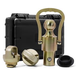 GNXA2062 Gooseneck Ball Kit, 2-5/16" Trailer Hitches Ball&Safety Chain