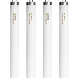 2 Packs T12 Fluorescent Tube Light Bulb 20 Watt Daylight, F20T12/D Replacement for 79042 F20T12/SUN/ECO F20T12/D/ECO 273284 F20T12/D/ALTO 1100 Lumen G13 Base 24 24 Inch 4 Count