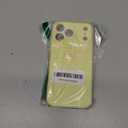 Vooii Magnetic for iPhone 17 Pro Max Case, Compatible with Magsafe (Premium Liquid Silicone) (Integrated Camera Control Button) Full Body Protective Anti-Scratch Microfiber Lining, Creamy Yellow