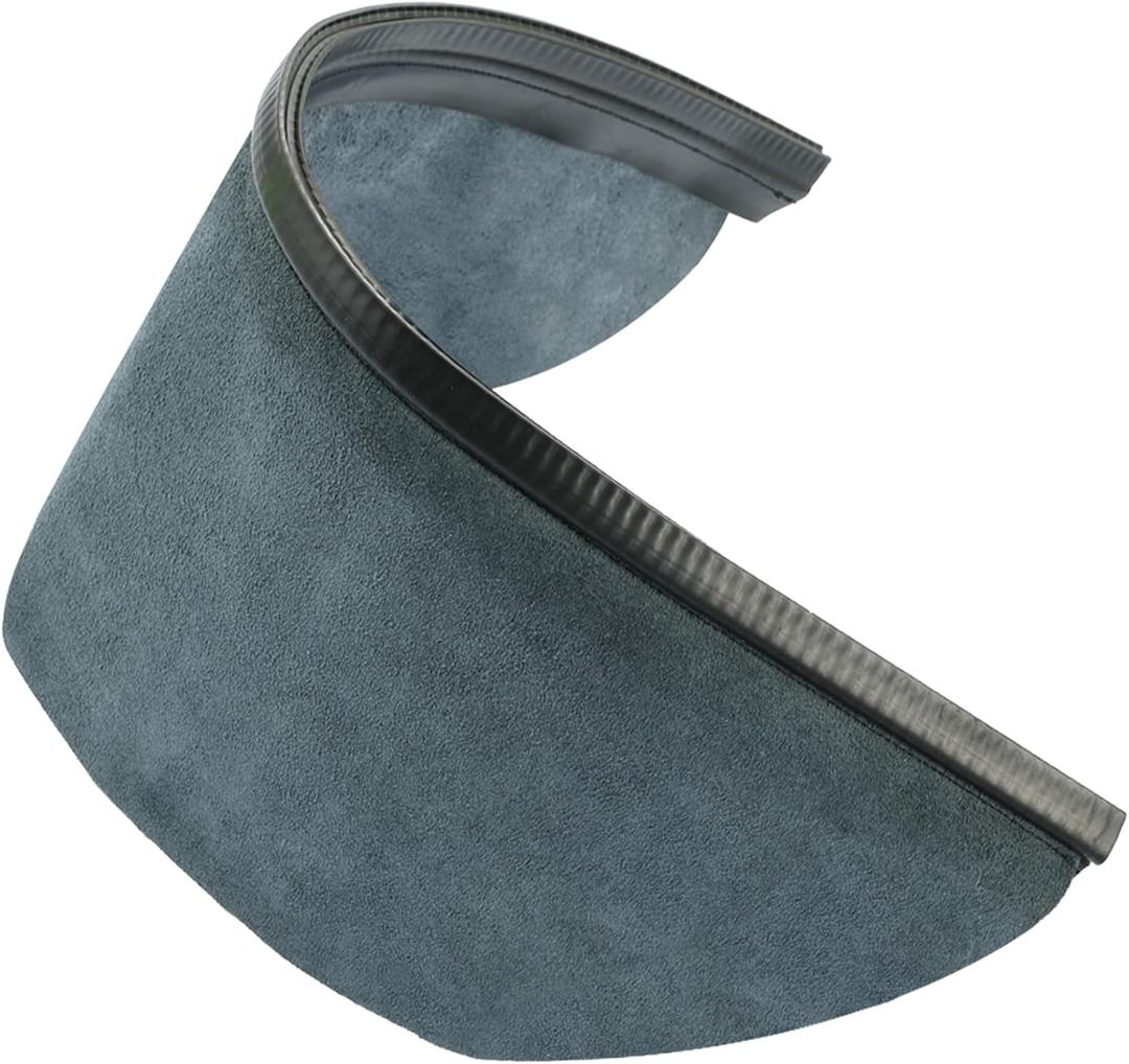 Welding Bib Leather Helmet Cover with Press Fit Seal | Compatible with Most Welding Helmets
