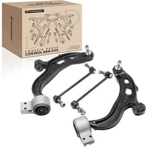 A-Premium Set of 4, Front Lower Control Arm, Sway Bar Link, Compatible with Ford Taurus & Flex 12-19, Police Interceptor Sedan 13-19, Special Service Police Sedan 14-18, Lincoln MKS 12-13, MKT 12-19