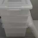 Office Depot Brand Letter And Legal File Tote, 18"L x 14 1/4"W x 10 7/8"H, Clear