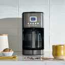 Cuisinart 14-Cup Coffee Maker, Programmable PerfecTemp Glass Carafe Coffee Machine with 1-4 Cup Setting, Brew Strength Control and Pause, Stainless Steel, DCC-3200BKSNAS, Black
