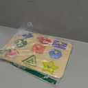 Aile Toddler Wooden Preschool Learning Shape Peg Puzzle Board Toys