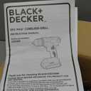 BLACK+DECKER 20V MAX Cordless Drill and Impact Driver, Power Tool Combo Kit with Battery and Charger (BD2KITCDDI)