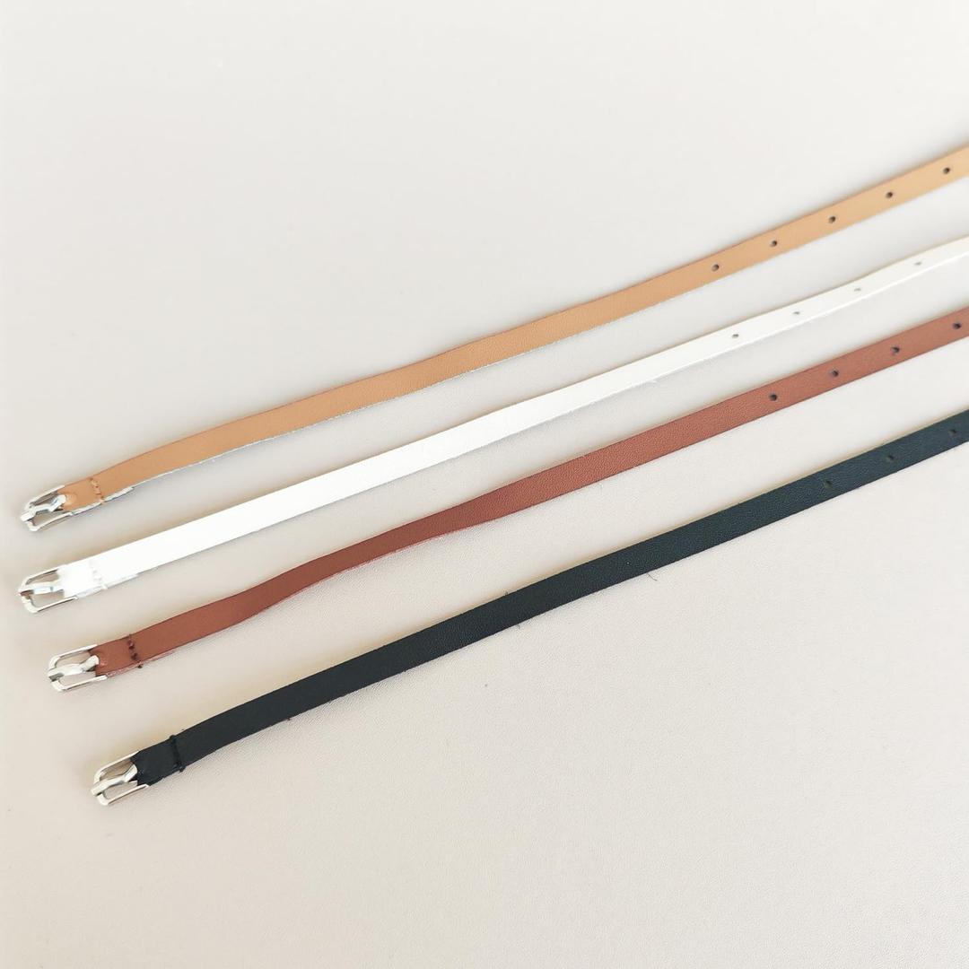 4X 1/6 Scale Figure Man Faux Leather Belt for 12 inch Male Action Figure Doll Toy