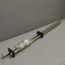 Exclusive Home Curtains ER1025-05 3672 Topper Double Curtain Rod and Finial Set, 36"-72", Gold