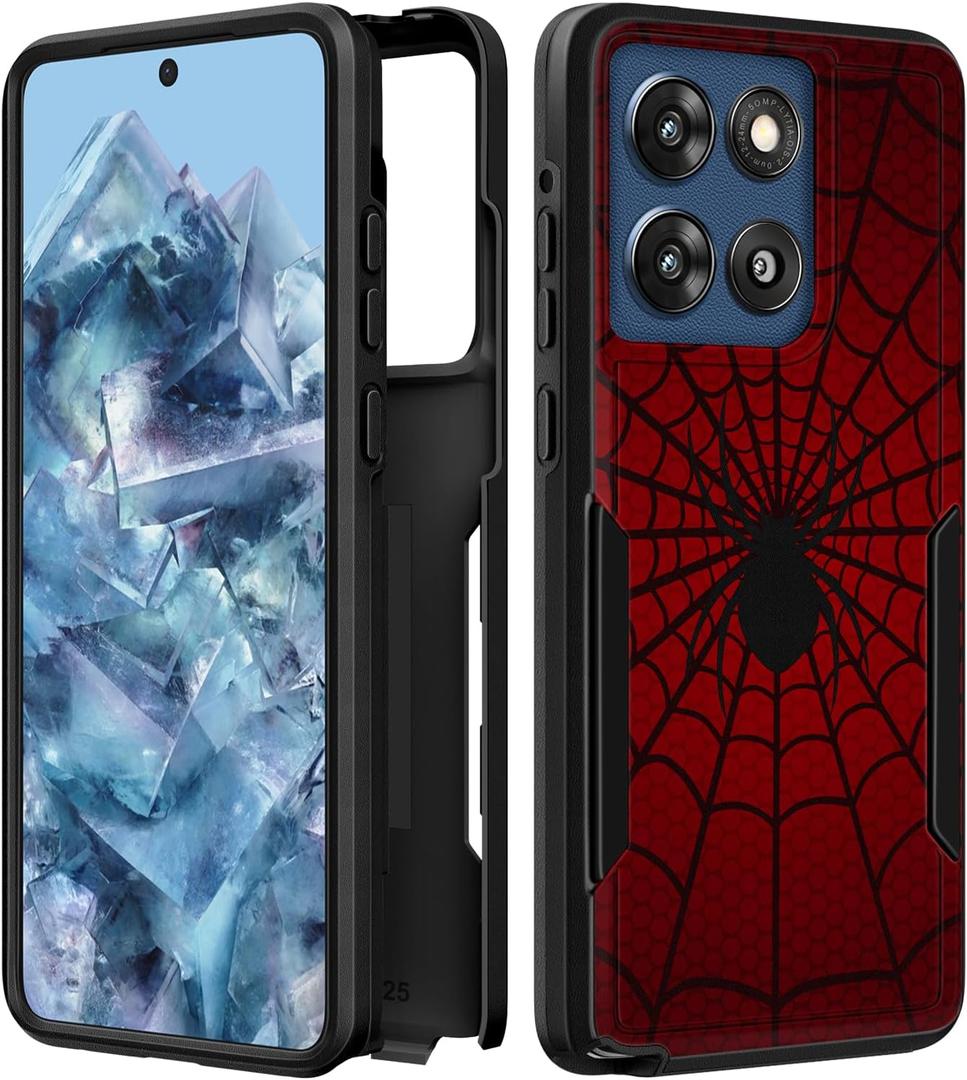 for Moto G Stylus 5G 2025 Case Women - Cute Girls Boys Phone Cover Cool Kawaii Aesthetic Design Red Heavy Duty Protective Shockproof Military Grade for Motorola Moto G Stylus 5G 2025 Cases