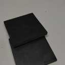 PATIKIL Rubber Anti-Vibration Pads, 2 Pcs Square Vibration Isolation Mats 6" x 6" x 0.6" for HVAC Air Conditioner Air Compressor Washer Dryer, Black