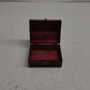 Vintage Decorative Wooden Box with lock and key, Wooden Box with Hinged Lid Jewelry Keepsake Storage Treasure Jewelry Chest