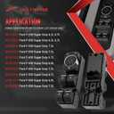 OKAY MOTOR JC3Z14529CA Power Door Window Switch Front Left Driver Side for 2017-2022 Ford F-250 F-350 Super Duty 2018-2022 F-450 F-550 Super Duty 6.2L 6.7L 6.8L 7.3L SW7927