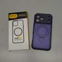 MOCCA Design for iPhone 17 Pro Max Case, Compatible with Magsafe [Premium Invisible Magnetic Ring Stand] [Military Drop Protection] Full Camera Guard Translucent Matte Slim Phone Cover,Deep Purple