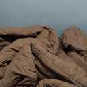 CozyLux King Size Comforter Set Brown, 7 Pieces Pintuck Bed in A Bag Brown Comforter King Size, Pinch Pleat Bedding Set with All Season Comforter, Sheets, Pillowcases & Shams