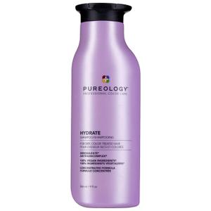Pureology Hydrate Shampoo - For Dry or Color Treated Hair, Moisturizing Shampoo For Hydration & Softness, With Rose Extract & Green Tea, Vegan & Sulfate-Free (9 Fl Oz (Pack of 1))