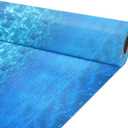 EggSun Ocean Sea Bulletin Board Paper Roll, 14.8FTx47IN Large Reusable Waterproof Erasable Classroom Wall Background Backdrop, Fade-Resistant Fabric Wrapping Paper School Decors Teacher Supplies