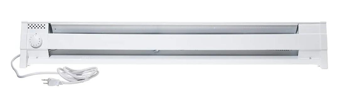 Cadet Portable Electric Baseboard Heater 1500W 120V Plug In, Thermostat