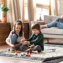 Non-Slip Rug Pads 1/4 Thick, 7x9Ft Waterproof Rugs Non Skid Rug Pad for All Floors and Finishes Durable Hardwood Floor Protective Felt Keeps Rugs in Place, Safe and Secure