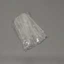 FINGERINSPIRE 16 Pcs Transparent Invisible Zippers 13.18inch Long White Translucent Nylon Zippers Clear Zippers for Sewing Plastic Zipper Lifting Rings for Sewing Bags Garment Accessories