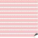 30 Pcs Magnetic Borders for Classroom Whiteboard - Light Pink Magnetic Bulletin Board Border Set - Scalloped Chalkboard Border Strips for Teachers, Parents, DIY Home,School & Office Decoration