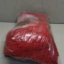 Muddy Mat 4-Piece Red Medium 30"X19" AS-SEEN-ON-TV Highly Absorbent Microfiber Door Mat, Bath Mat and Pet Rug, Non Slip Thick Washable, Soft Chenille for Kitchen Bathroom Bedroom Indoor and Outdoor