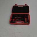 70pcs 3/8" Drive Impact Socket Set,Standard SAE(5/16 to 3/4-Inch) Metric Size(8-22mm), CR-V Steel Deep Socket Kit, Adapters, Ratchet Handle, Screwdriver Bit Set, Sliding T Bar, 6 Point