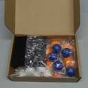 Graduation Cake Toppers - Graduations Cap Diploma Balls Congrats Grad Cake Decorations for 2026 High School College Senior Graduation Supplies (Orange Navy Blue Gold)