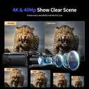 Infrared Night Vision Goggles, 4K 8X Digital Zoom Night Vision Binoculars for Adults, Nightvision Goggles with Camera and 5000mAh Charging Batteries, HD Nvg Goggles 5 Inch Screen